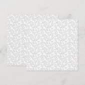 decoratief ontwerp zevenendertig feestdagenkaart (Voorkant / Achterkant)