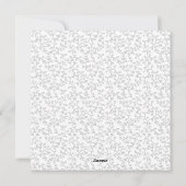 decoratief ontwerp zevenendertig feestdagenkaart (Achterkant)