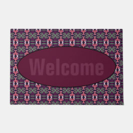 Decoratief ontwerppatroon deurmat