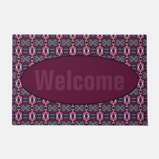 Decoratief ontwerppatroon deurmat (Voorkant)