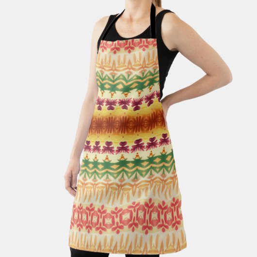 Decoratief Oranje groen Schort (Insitu)