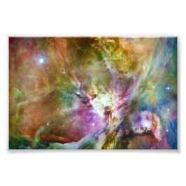 Decoratief Orion Nebula Galaxy Space Foto Afdruk
