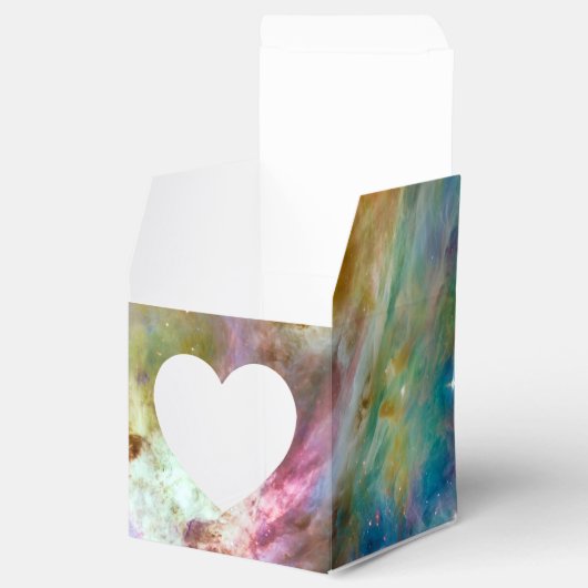 Decoratief Orion Nebula Galaxy Space Foto Bedankdoosjes (Geopend)