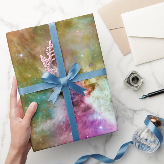 Decoratief Orion Nebula Galaxy Space Foto Cadeaupapier (Geschenken)