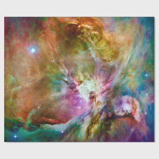 Decoratief Orion Nebula Galaxy Space Foto Cadeaupapier (Vlak)