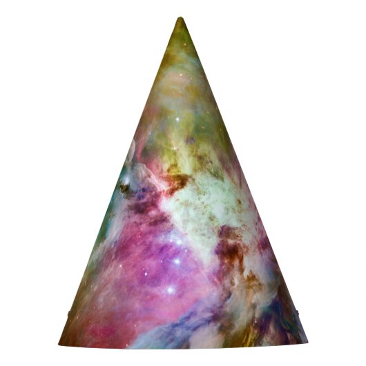 Decoratief Orion Nebula Galaxy Space Foto Feesthoedjes (Voorkant)