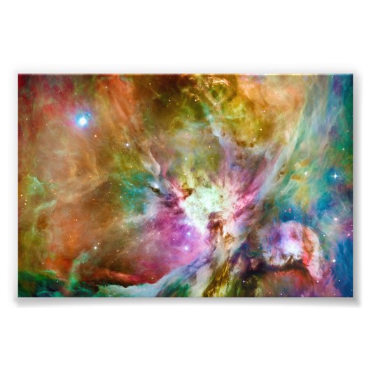 Decoratief Orion Nebula Galaxy Space Foto Foto Afdruk (Voorkant)