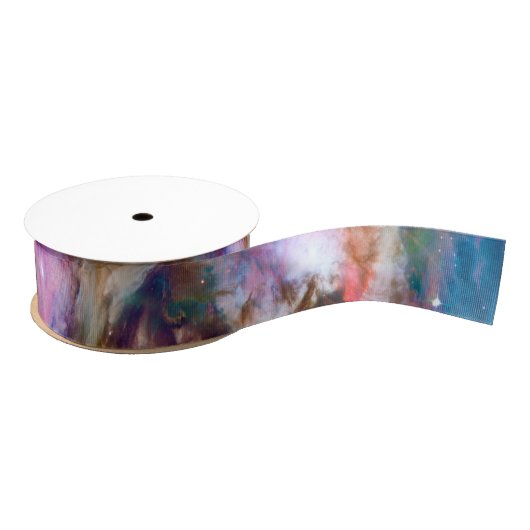 Decoratief Orion Nebula Galaxy Space Foto Grosgrain Lint (Spoel)