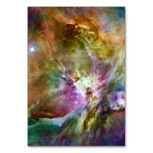 Decoratief Orion Nebula Galaxy Space Foto Kaart