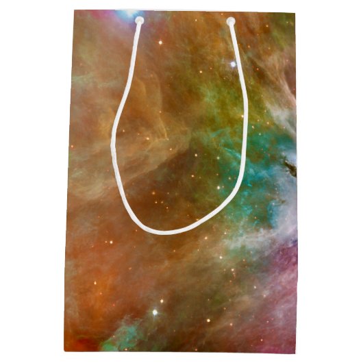 Decoratief Orion Nebula Galaxy Space Foto Medium Cadeauzakje (Achterkant)