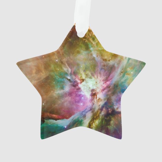 Decoratief Orion Nebula Galaxy Space Foto Ornament (achterkant)