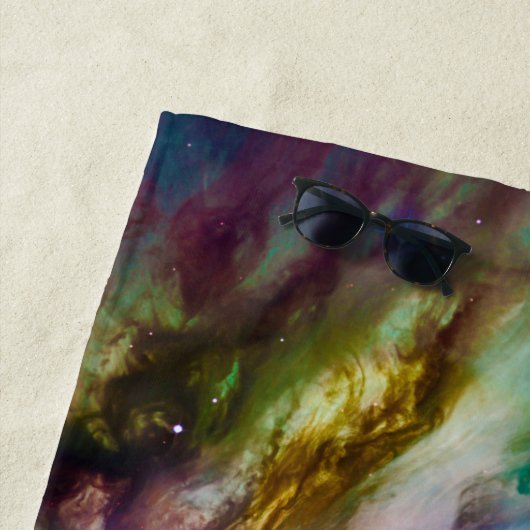 Decoratief Orion Nebula Galaxy Space Foto Strandlaken (In situ)