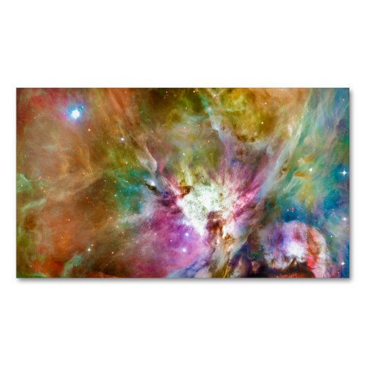 Decoratief Orion Nebula Galaxy Space Foto Visitekaartje Magneet (Voorkant)