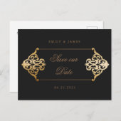 decoratief ornament met uitzondering van de datum briefkaart (Voorkant / Achterkant)