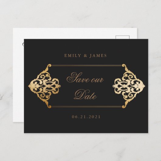  decoratief ornament met uitzondering van de datum briefkaart (Voorkant / Achterkant)