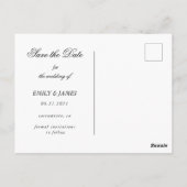 decoratief ornament met uitzondering van de datum briefkaart (Achterkant)