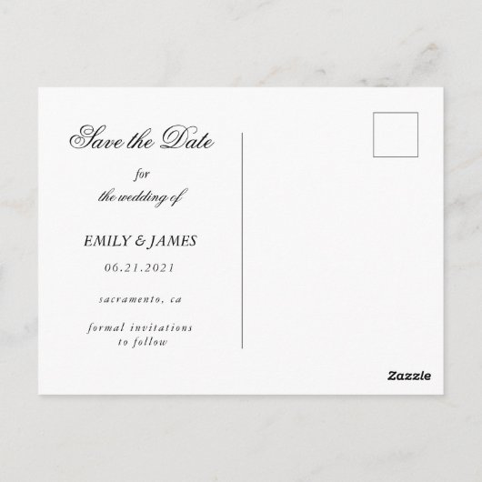  decoratief ornament met uitzondering van de datum briefkaart (Achterkant)