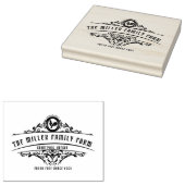 Decoratief Ornament Script Egg Carton Rubberstempel (Gestempeld)