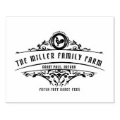 Decoratief Ornament Script Egg Carton Rubberstempel (Afrduk)