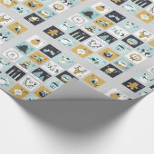 Decoratief Ornament voor kerstreclame Cadeaupapier (Hoek)