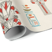 Decoratief oud Egyptisch naadloos patroon Cadeaupapier (Rol Hoek)