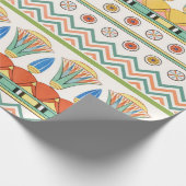 Decoratief oud Egyptisch ornament naadloos Cadeaupapier (Hoek)