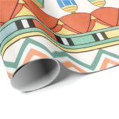 Decoratief oud Egyptisch ornament naadloos Cadeaupapier (Rol Hoek)