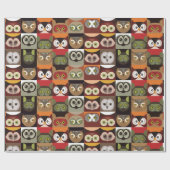 Decoratief oventeken cadeaupapier (Vlak)