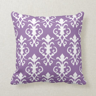 Decoratief Paars Damask Pillow Kussen