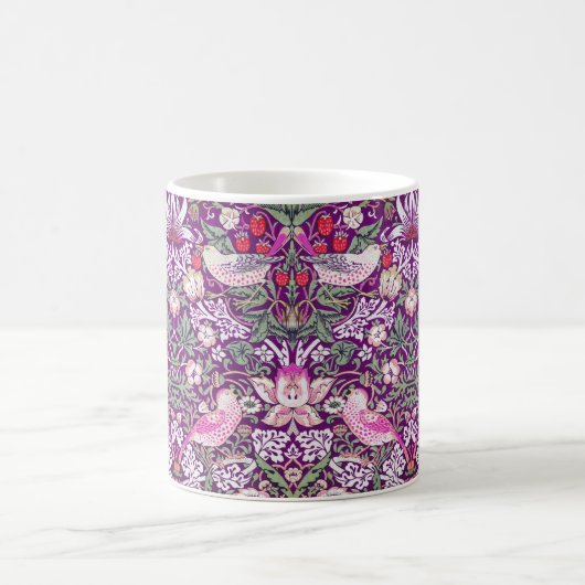 Decoratief Paars William Morris Strawberry Thief Koffiemok (Center)