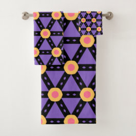 Decoratief Paarse Bad Handdoek