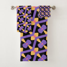 Decoratief Paarse Bad Handdoek