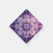 Decoratief Paarse Servet (Hoek)