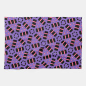 Decoratief Paarse Theedoek (Horizontaal)