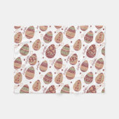 Decoratief paaspatroon | Fleece Blanket Deken (Voorkant (Horizontaal))