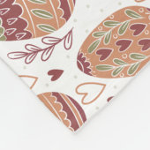 Decoratief paaspatroon | Fleece Blanket Deken (Hoek)