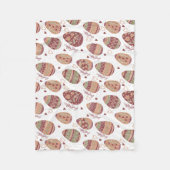 Decoratief paaspatroon | Fleece Blanket Deken (Voorkant)