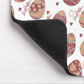 Decoratief paaspatroon | Mousepad Muismat (Hoek)