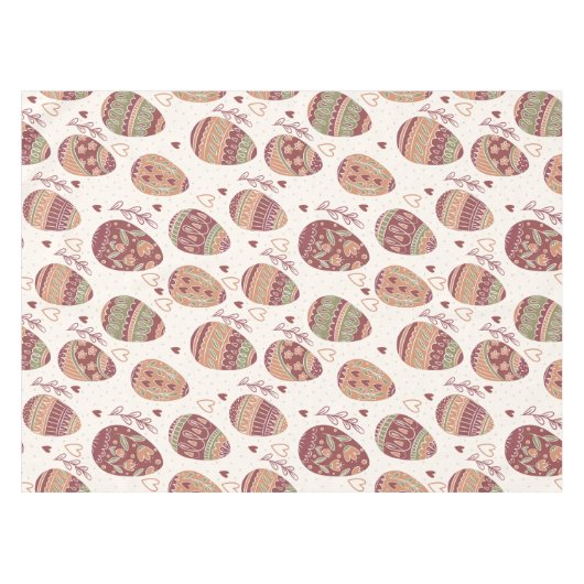 Decoratief paaspatroon | Tablecloth Tafelkleed (Voorkant (Horizontaal))