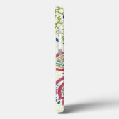 Decoratief pacock en kleurrijke bloemen Case-Mate iPhone case (Achterkant / Links)