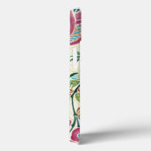 Decoratief pacock en kleurrijke bloemen Case-Mate iPhone case (Achterkant / Rechts)