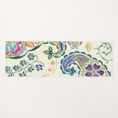 Decoratief pacock en kleurrijke bloemen yogamat (Voorkant (horizontaal))