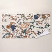 decoratief paisley, naadloos, klein patroon badhanddoek (Badhanddoek)