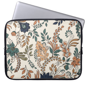 decoratief paisley, naadloos, klein patroon laptop sleeve