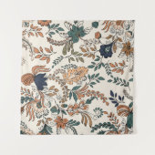  decoratief paisley, naadloos, klein patroon wandkleed (Voorkant (horizontaal))