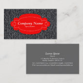 Decoratief paneel 01 - Rood - Wooly Jumper 02 Visitekaartje (Voorkant / Achterkant)