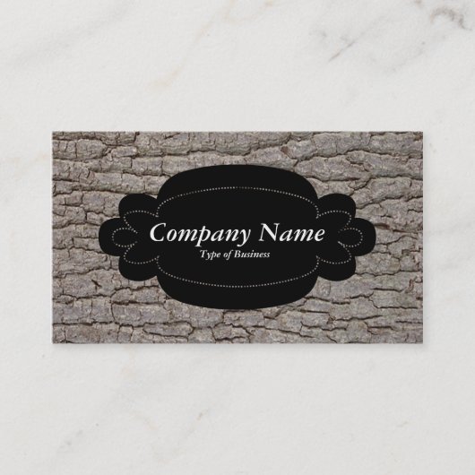 Decoratief paneel 01 - Zwart - Bark 01 Visitekaartje (Voorkant)