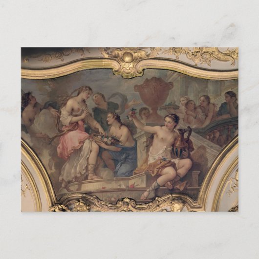 Decoratief paneel van het Ovale Salon Briefkaart (Voorkant)