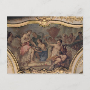 Decoratief paneel van het Ovale Salon Briefkaart