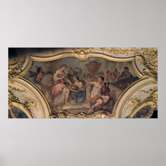 Decoratief paneel van het Ovale Salon Poster (Voorkant)